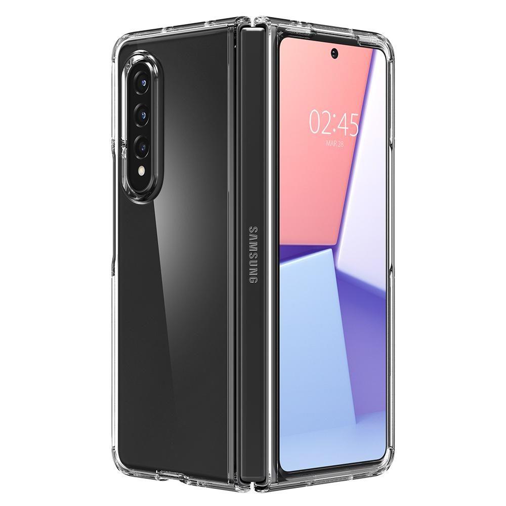 Противоударен Калъф за Samsung Z Fold 3, Spigen Ultra Hybrid Case, Прозрачен (4)