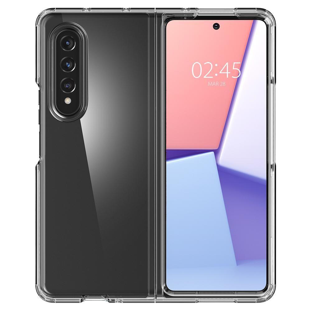 Противоударен Калъф за Samsung Z Fold 3, Spigen Ultra Hybrid Case, Прозрачен (6)