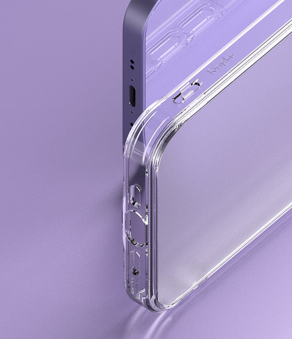 Противоударен Хибриден Калъф за iPhone 13 Mini, Ringke Fusion Matte Case, Прозрачен (7)