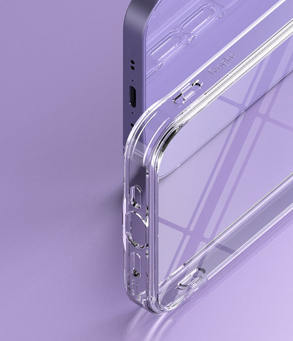 Противоударен Хибриден Калъф за iPhone 13 Mini, Ringke Fusion Case, Прозрачен (5)