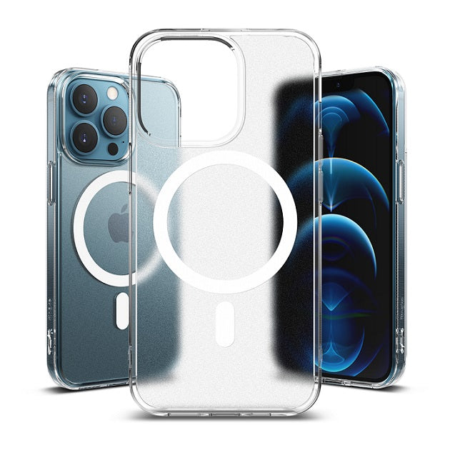 Magsafe Противоударен Калъф за iPhone 13 Pro Max, Ringke Fusion Matte Case, Прозрачен (4)