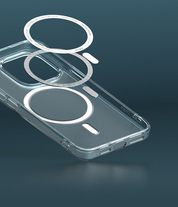 Magsafe Противоударен Калъф за iPhone 13 Pro Max, Ringke Fusion Matte Case, Прозрачен (3)