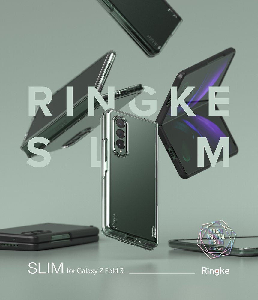 Поликарбонатен Калъф за Samsung Z Fold 3, Ringke Ultra-Thin Case, Прозрачен (5)