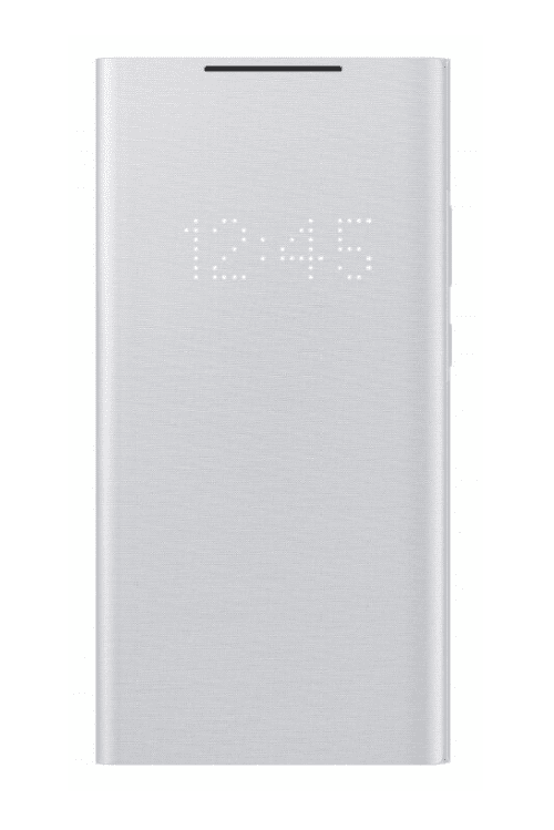 Оригинален Активен Калъф за Samsung Note 20 Ultra, Led View Cover Book Case Ef-Nn985pse, Сребрист