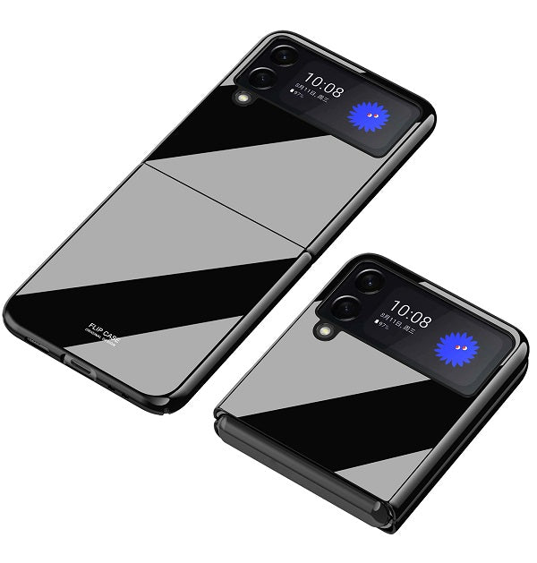 Луксозен Калъф за Samsung Galaxy Z Flip 3, Piano Paint Case, Черен