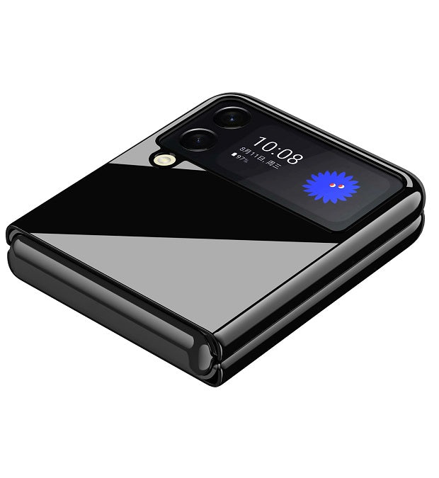 Луксозен Калъф за Samsung Galaxy Z Flip 3, Piano Paint Case, Черен (6)