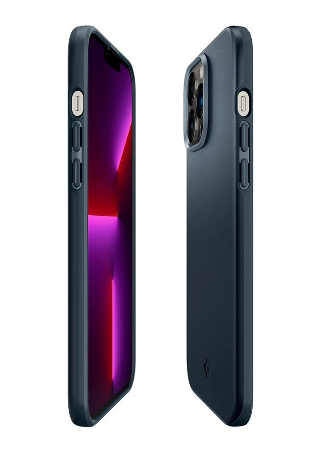 Противоударен Калъф за iPhone 13 Pro Max, Spigen Thin Fit Case, Син (2)