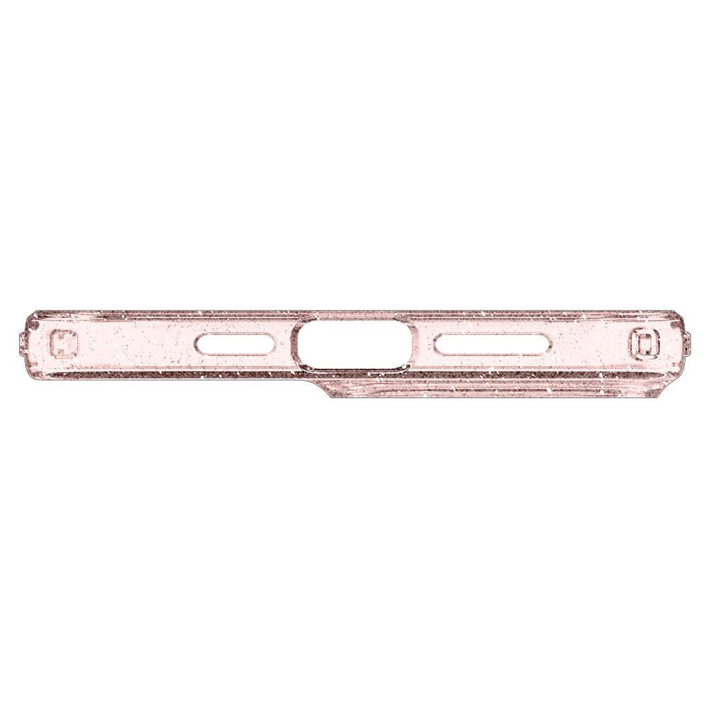 Противоударен Блестящ Калъф за iPhone 13 Pro Max, Spigen Liquid Crystal Glitter Quartz Case, Розов (7)