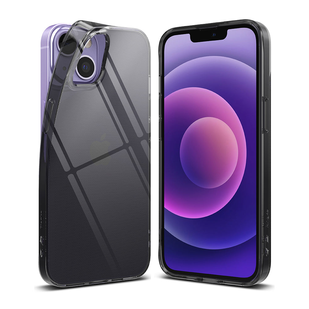 Противоударен Силиконов Калъф за iPhone 13, Ringke Air Case, Черен (2)