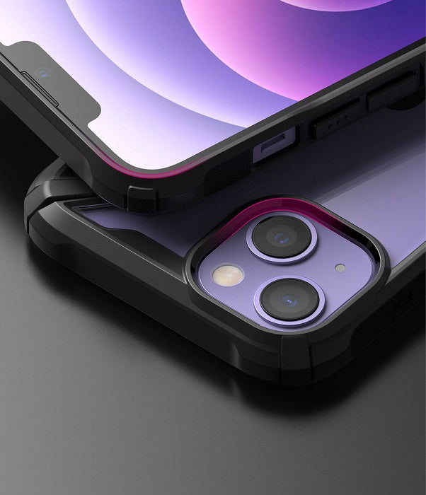 Противоударен Хибриден Калъф за iPhone 13, Ringke Fusion X Case, Черен (4)