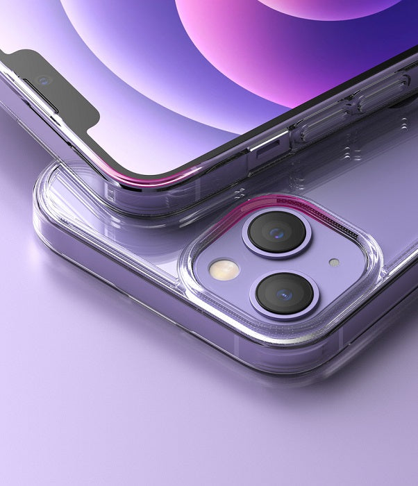 Противоударен Хибриден Калъф за iPhone 13, Ringke Fusion Case, Прозрачен (6)