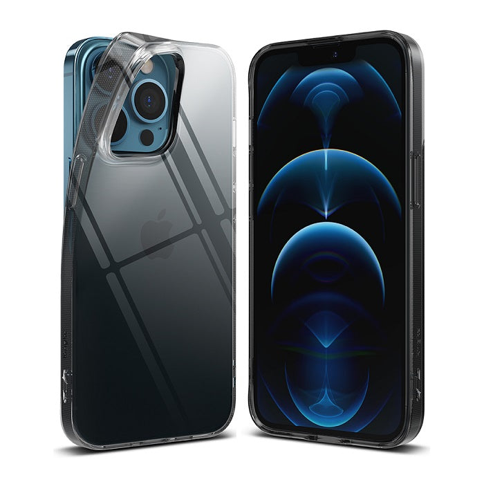 Противоударен Силиконов Калъф за iPhone 13 Pro Max, Ringke Air Case, Черен (3)