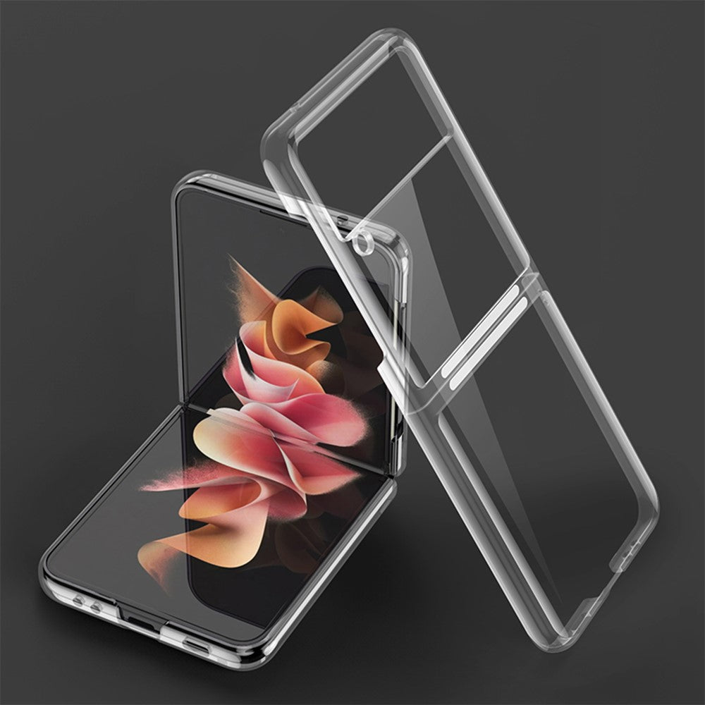 Поликарбонатен Калъф за Samsung Galaxy Z Flip 3, GKK Clear Case, Прозрачен
