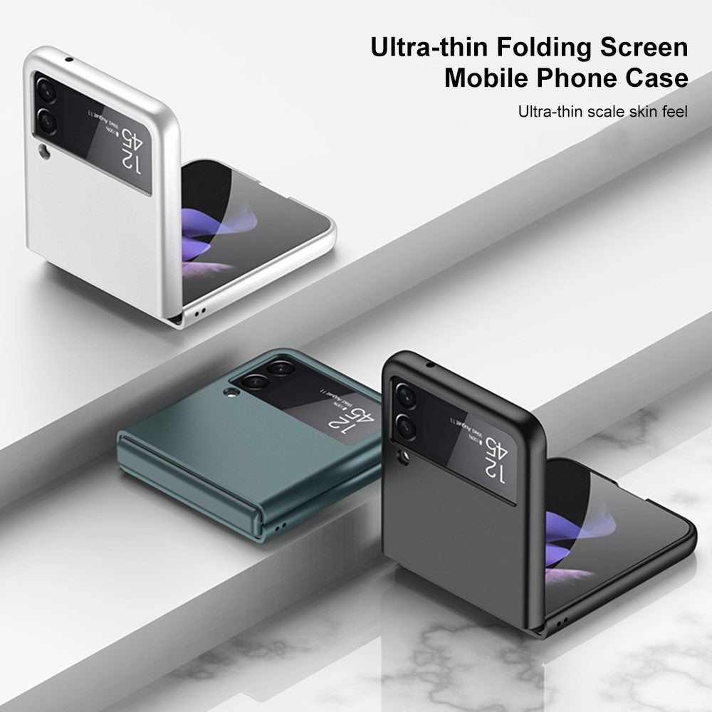 Матов Калъф за Samsung Galaxy Z Flip 3, GKK Thin PC Case, Черен (4)