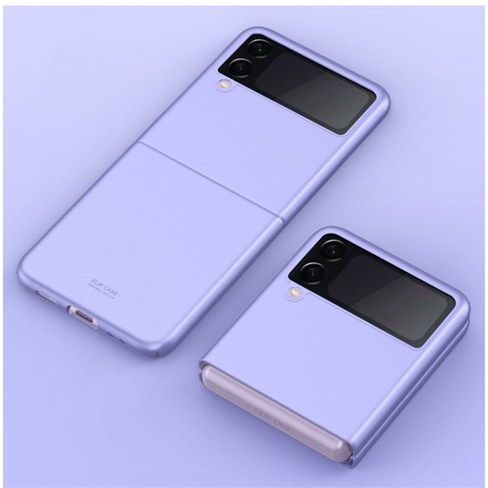Матов Калъф за Samsung Galaxy Z Flip 3, GKK Thin PC Case, Лилав (6)