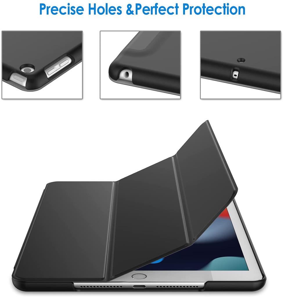 Калъф за iPad 9/ 8/ 7 10.2", Choetech Protective Case, Черен (2)