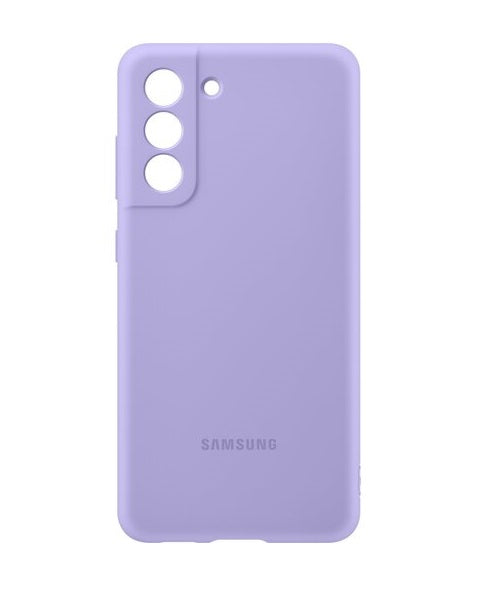 Оригинален Силиконов Калъф за Samsung S21 FE, Silicone Cover Case EF-PG990TVE, Лилав