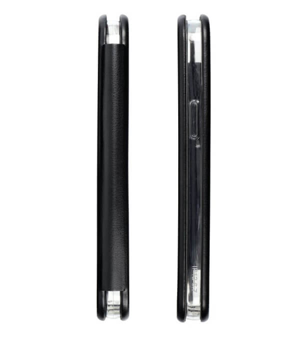 Кожен Калъф за Xiaomi Redmi Note 10 5G, Forcell Elegance Book Case, Черен (3)
