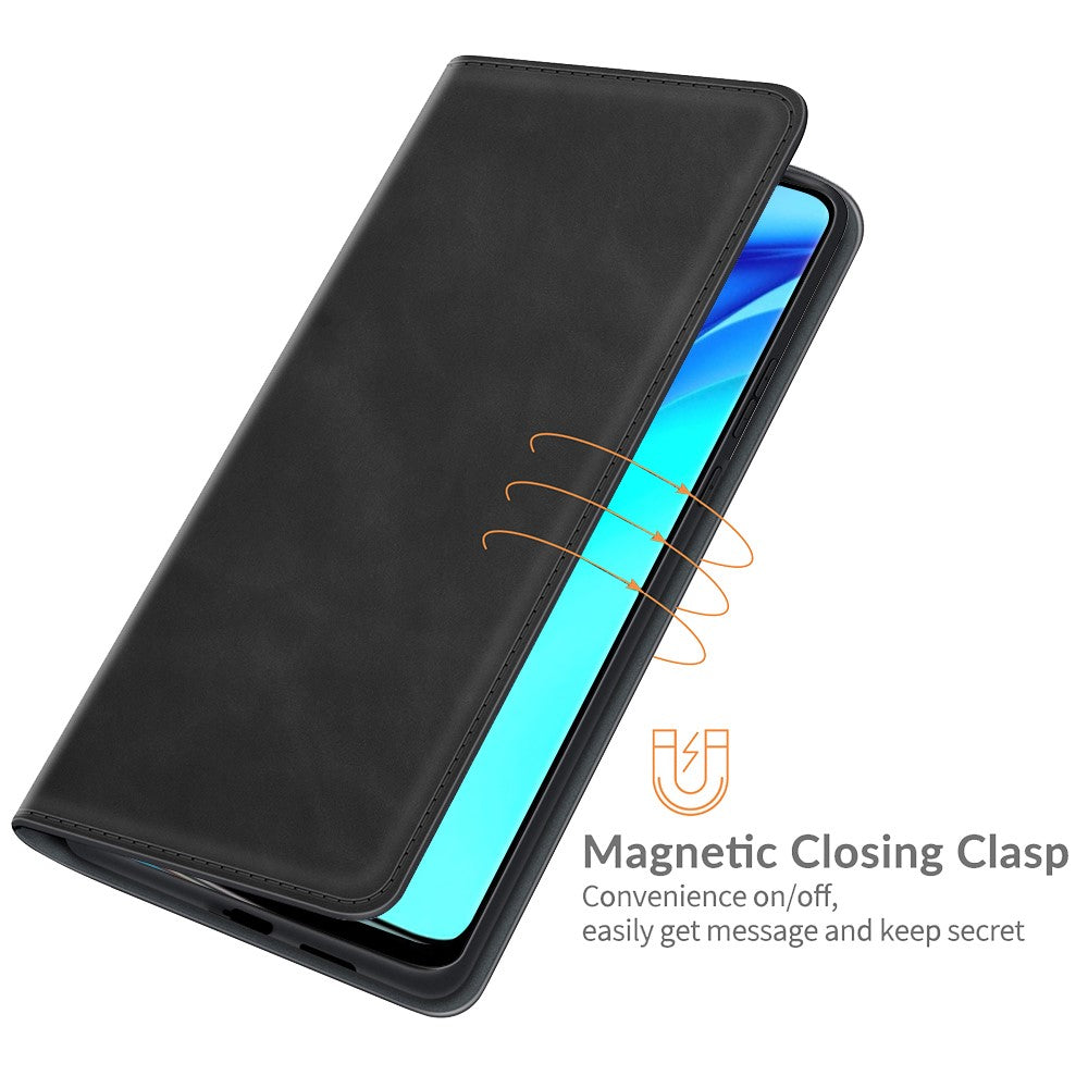 Кожен Калъф за Huawei P50 Pro, Horse Book Case, Черен (5)