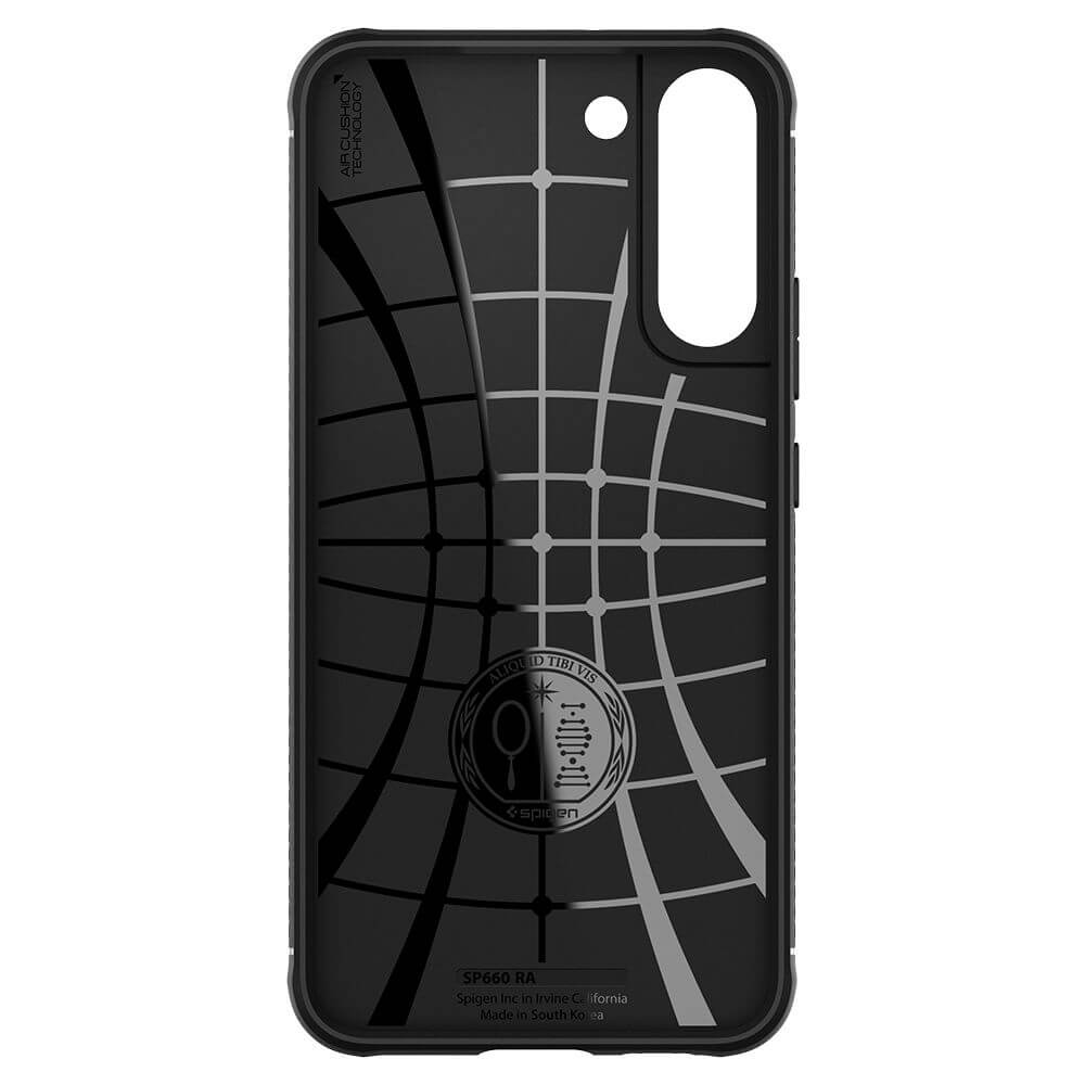 Противоударен Силиконов Калъф за Samsung S22 Plus, Spigen Rugged Armor Case, Черен (4)