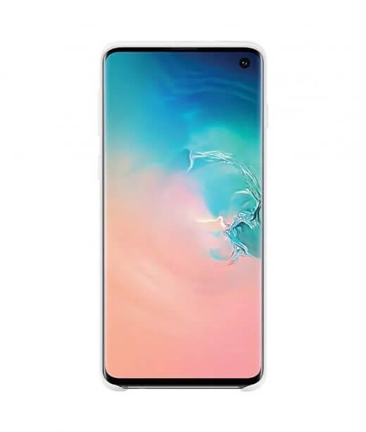 Оригинален Силиконов Калъф за Samsung S10 Silicone Cover Case EF-PG973TWE, Бял (4)