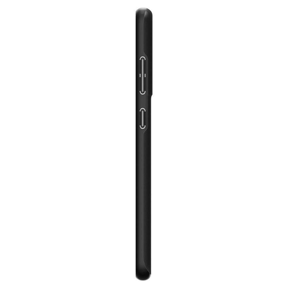 Противоударен Калъф за Samsung S21 FE, Spigen Thin Fit Case, Черен (4)