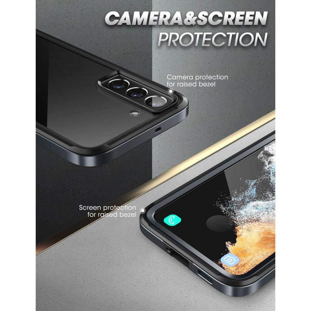Противоударен Калъф за Samsung S22 Plus, Supcase Ub Edge Pro, Черен (7)