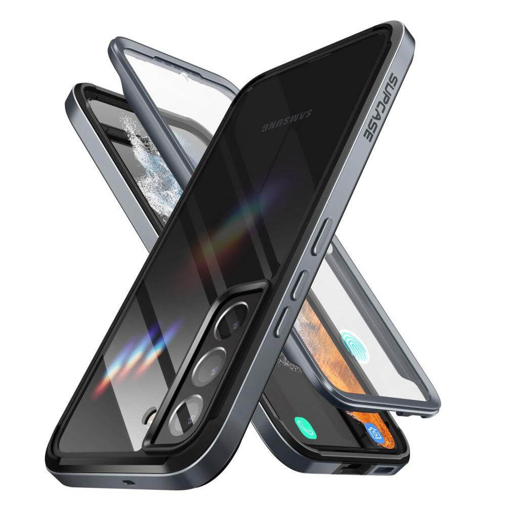 Противоударен Калъф за Samsung S22 Plus, Supcase Ub Edge Pro, Черен