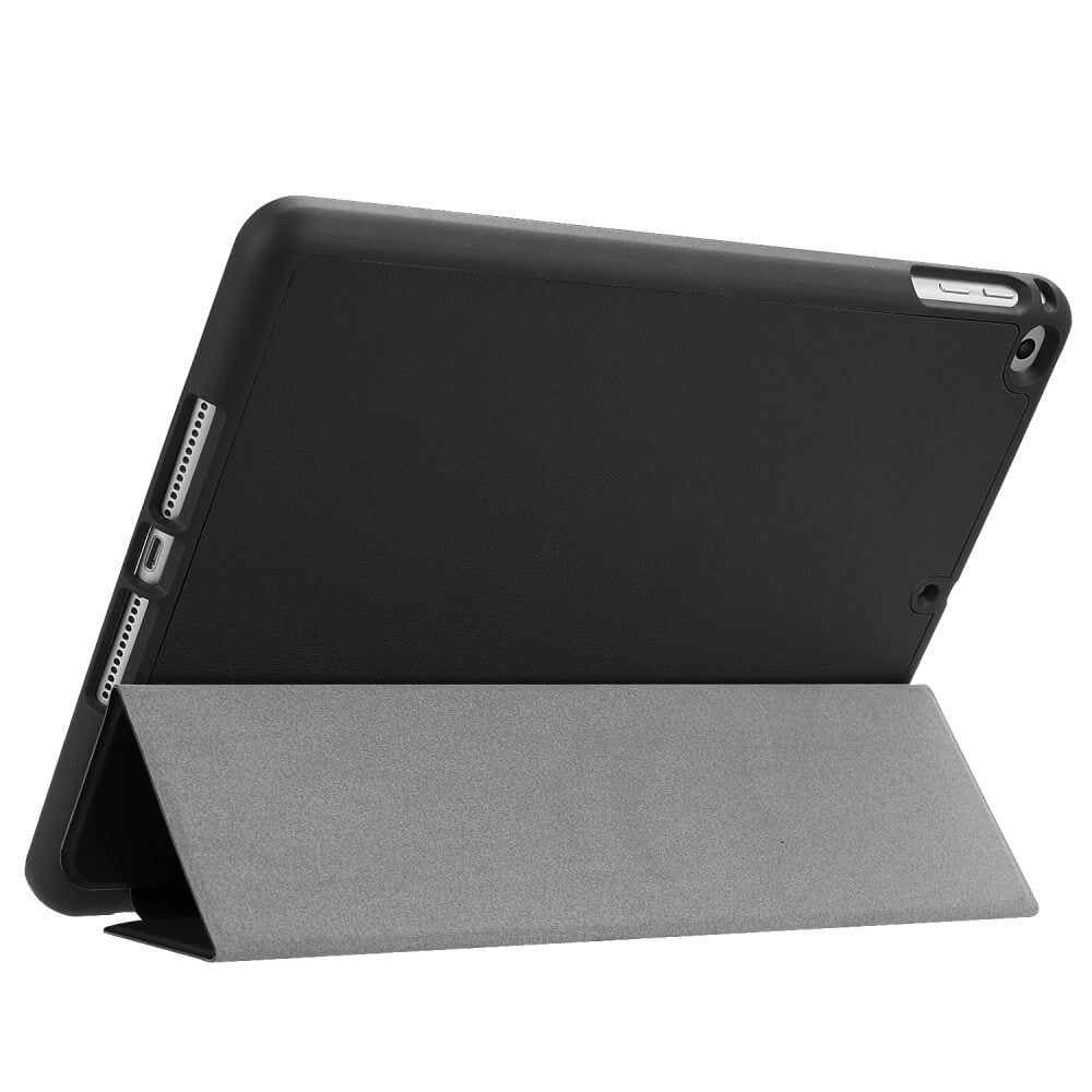 Калъф с Pen Поставка за iPad Air/ 6/ 5 9.7", TriFold Leater Case, Черен (2)