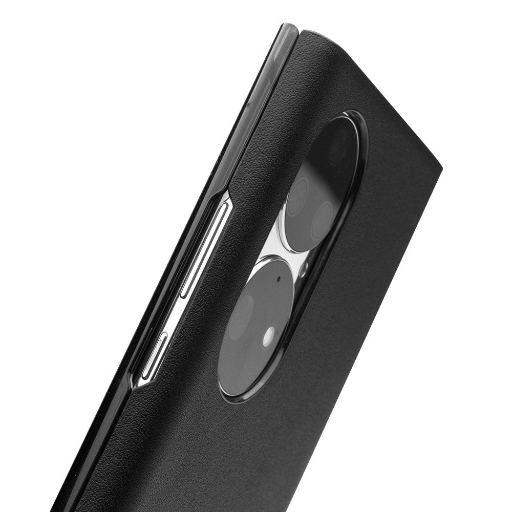 Активен Калъф за Huawei P50 Pro, Qialino Smart Book Case, Черен (3)