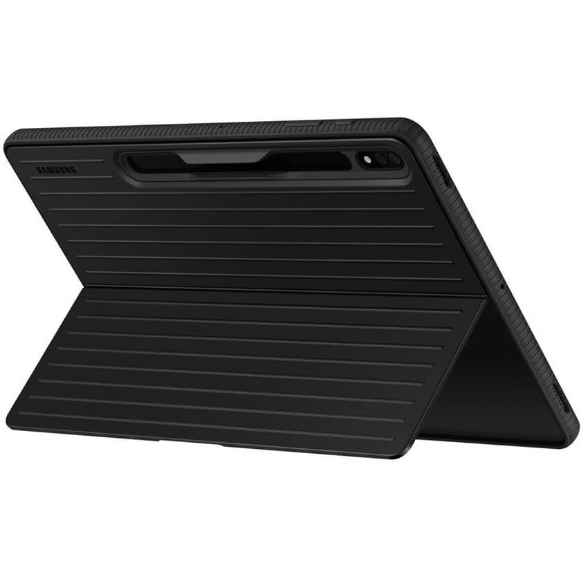 Калъф за Samsung Tab S8 / S7, Protective Standing Cover Case EF-RX700CBE, Черен