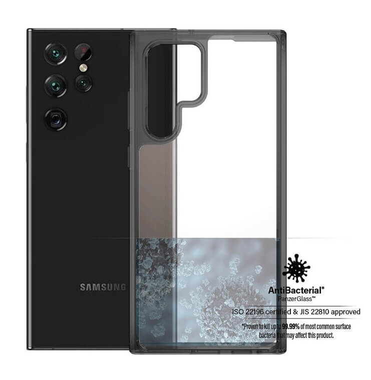 Противоударен Калъф за Samsung S22 Ultra, Panzer Hard Case, Черен (2)