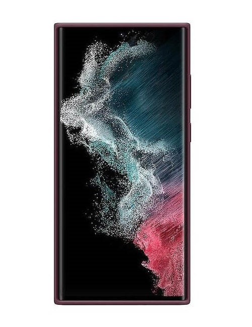 Оригинален Силиконов Калъф за Samsung S22 Ultra, Silicone Cover Case EF-PS908TEE, Бордо (4)