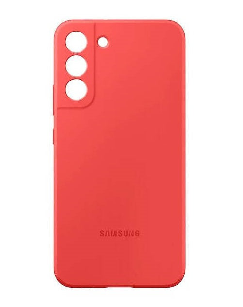 Оригинален Силиконов Калъф за Samsung S22 Plus, Silicone Cover Case EF-PS906TPEGWW, Червен (3)