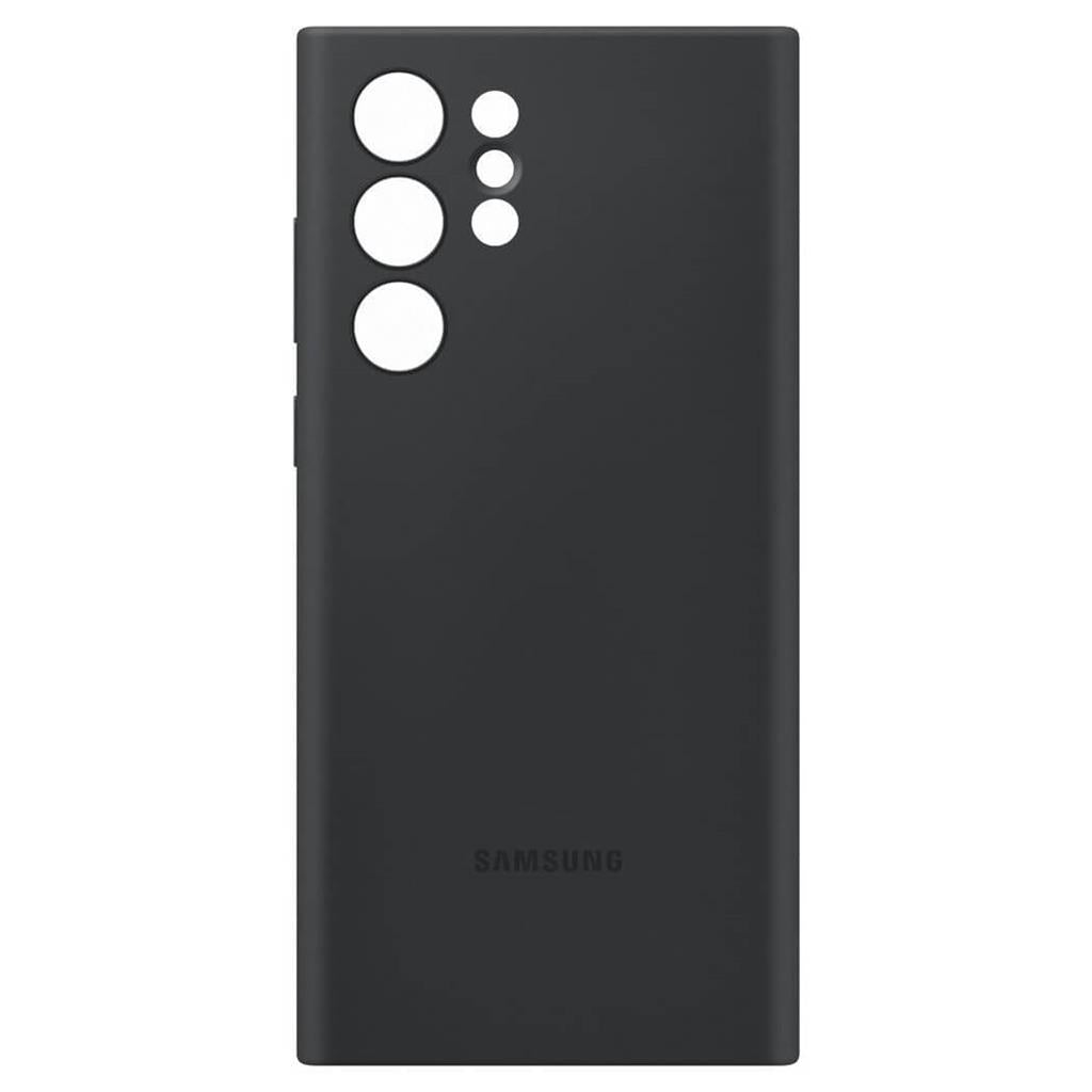 Оригинален Силиконов Калъф за Samsung S22 Ultra, Silicone Cover Case EF-PS908TBE, Черен (4)