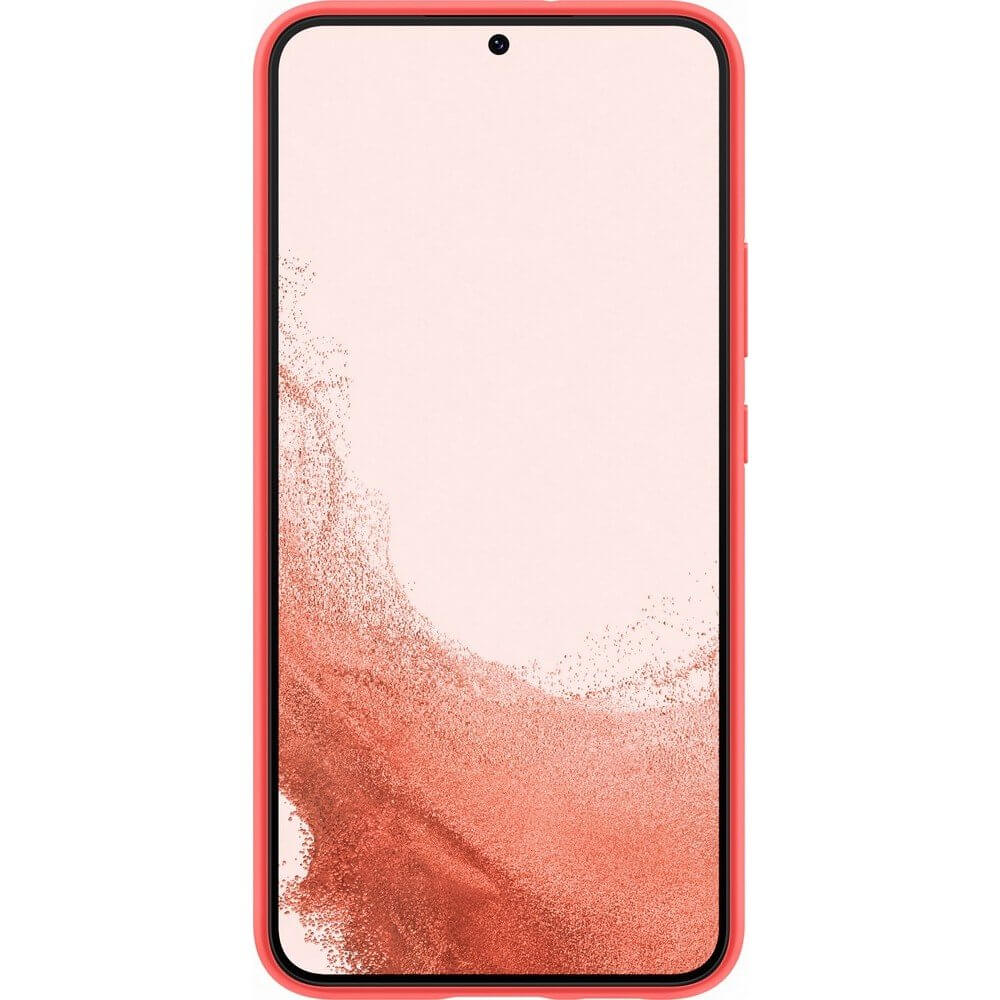 Оригинален Силиконов Калъф за Samsung S22, Silicone Cover Case EF-PS901TPE, Червен (2)