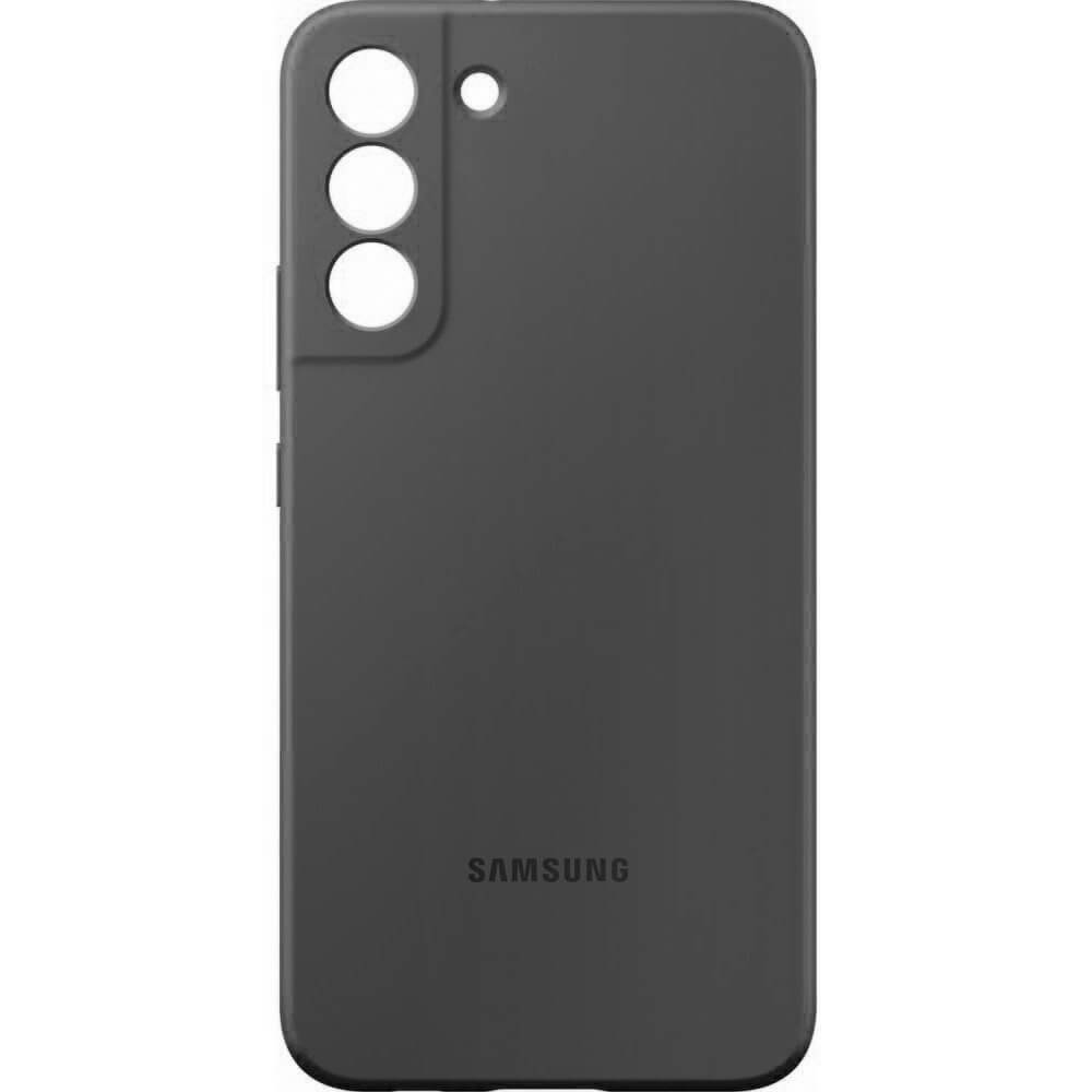 Оригинален Силиконов Калъф за Samsung S22, Silicone Cover Case EF-PS901TBE, Черен (2)