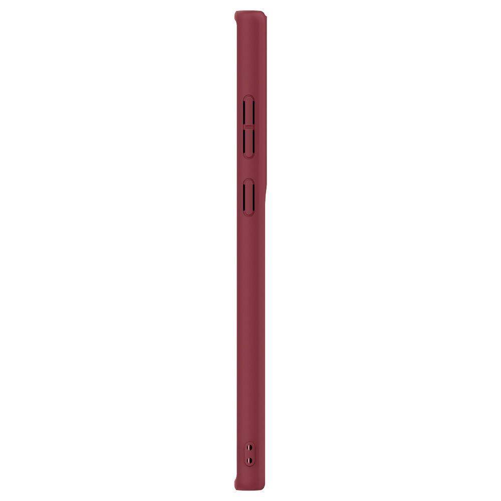 Силиконов Калъф за Samsung S22 Ultra, Spigen Cyrill Brick Color Case, Бордо (4)