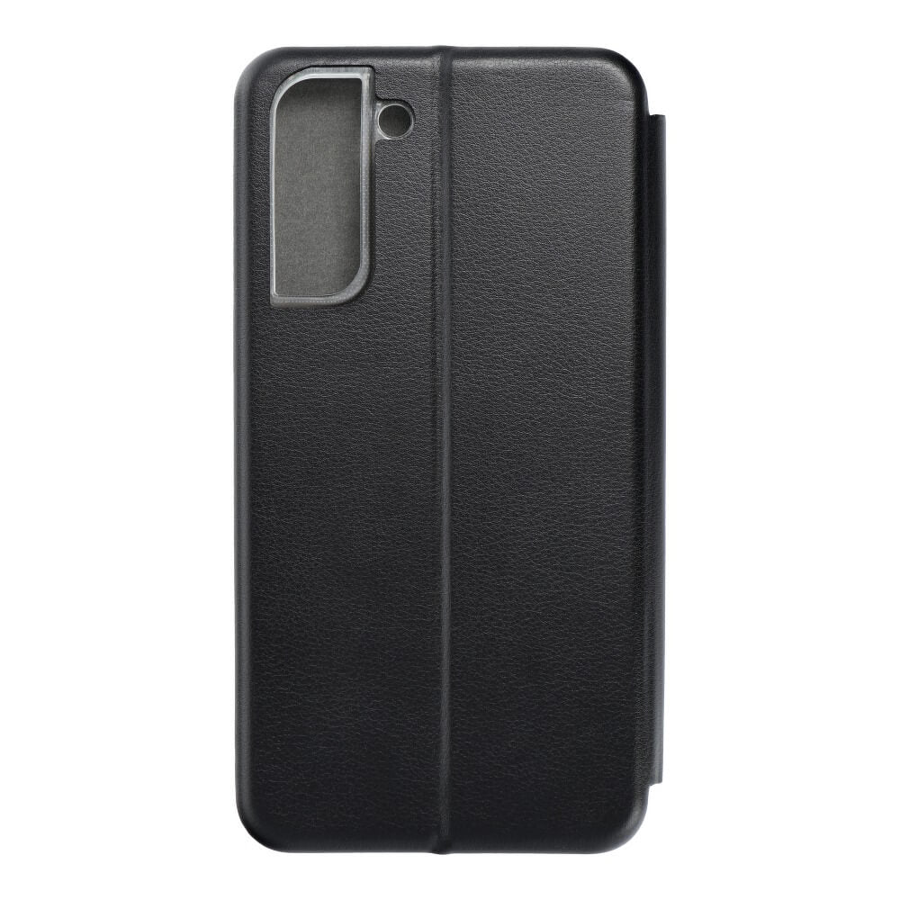 Кожен Калъф за Samsung S22, Forcell Elegance Book Case, Черен (3)