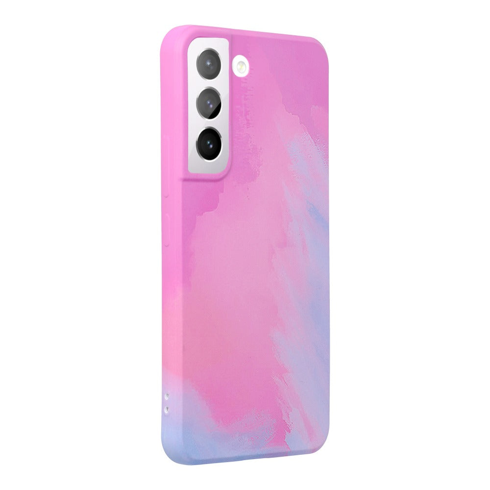 Силиконов Калъф за Samsung S22, Printing Pop Case, Розов
