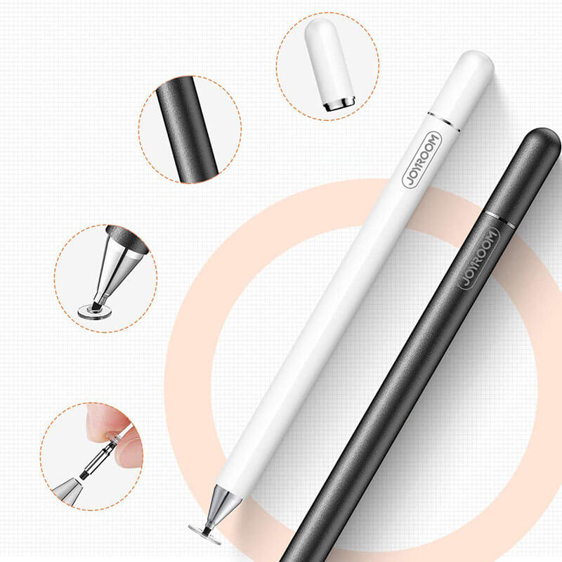 Тъчскрийн Писалка за Телефон и Таблет, Joyroom Stylus Pen, Черен (2)