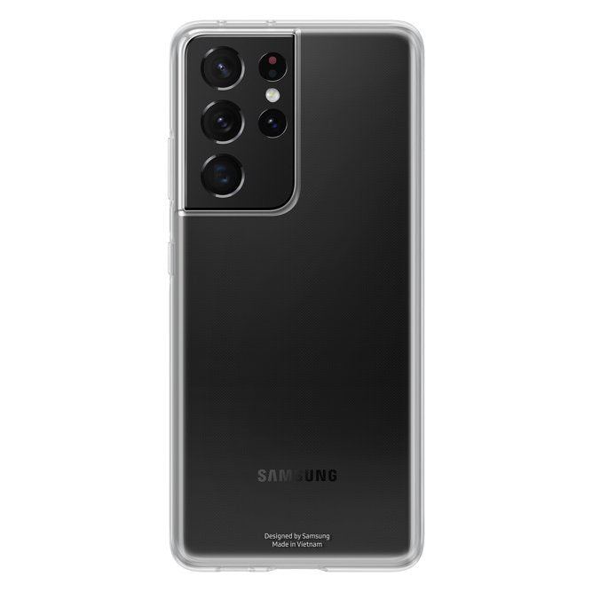 Оригинален Силиконов Калъф за Samsung S21 Ultra Clear Cover Case EF-QG998TTE, Прозрачен