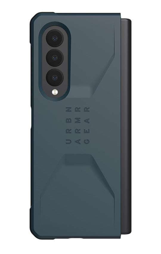 Противоударен Калъф за Samsung Z Fold 3, UAG Civilian Case, Син