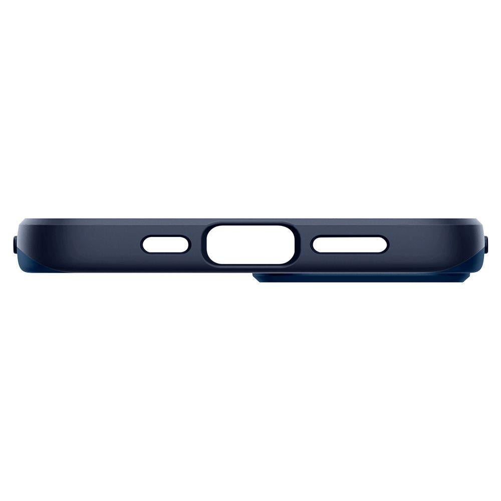 Противоударен Калъф за iPhone 13, Spigen Thin Fit Case, Син (8)