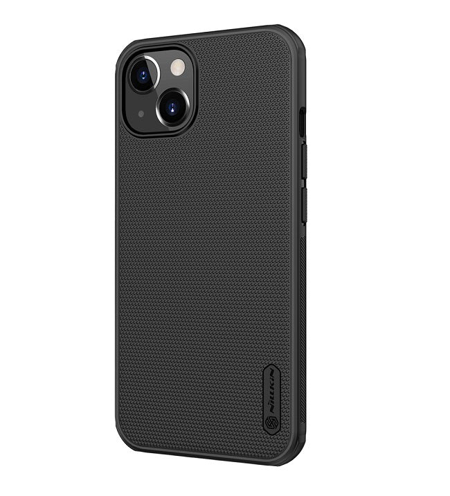 Калъф с Поставка за iPhone 13, Nillkin Super Frosted Case, Черен