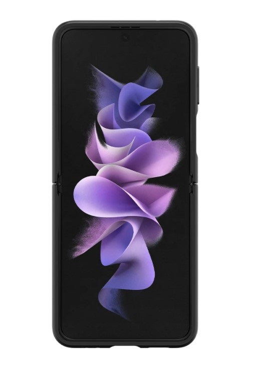 Противоударен Калъф за Samsung Z Flip 3, Spigen Thin Fit Case, Черен (3)