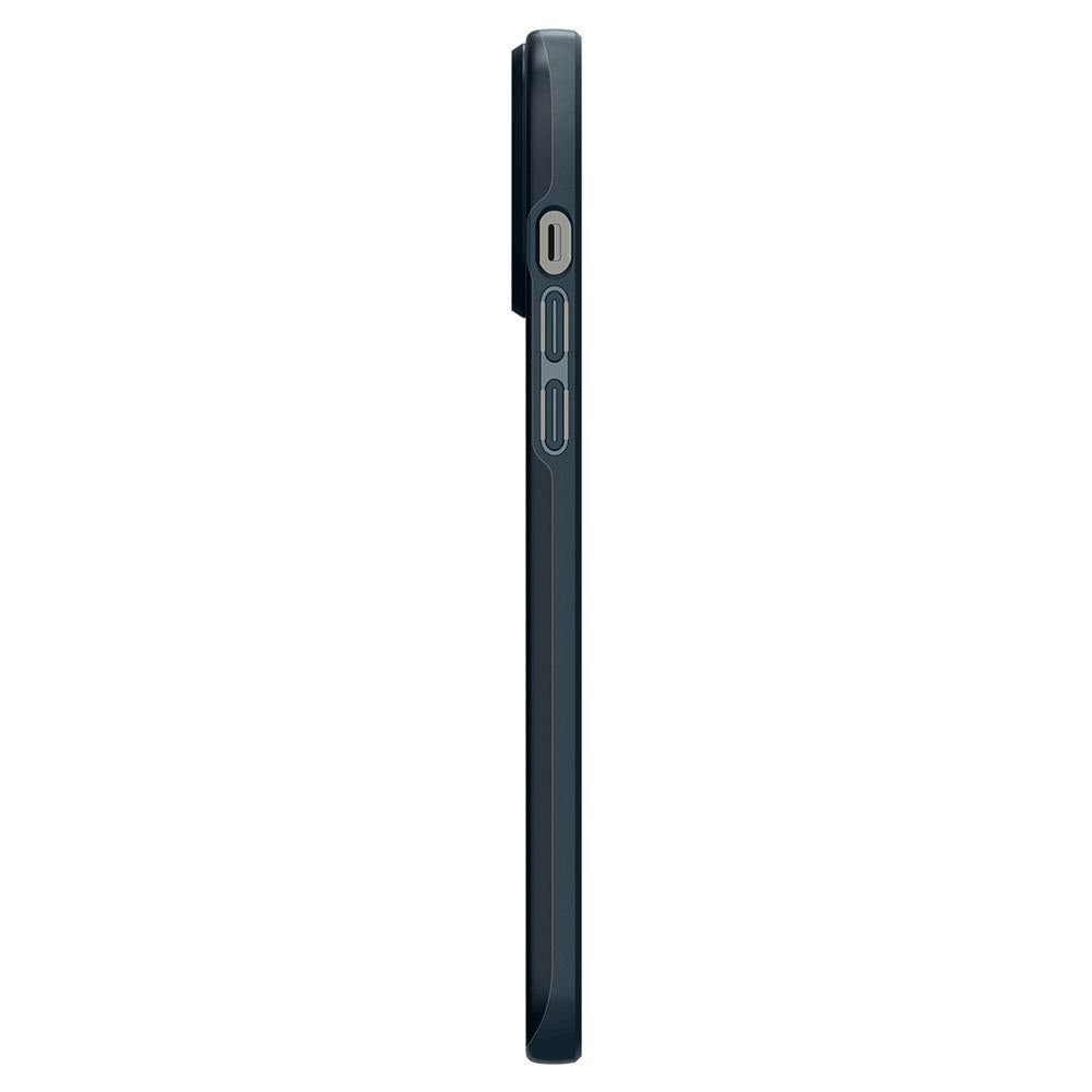 Противоударен Калъф за iPhone 13 Pro, Spigen Thin Fit Case, Син (5)