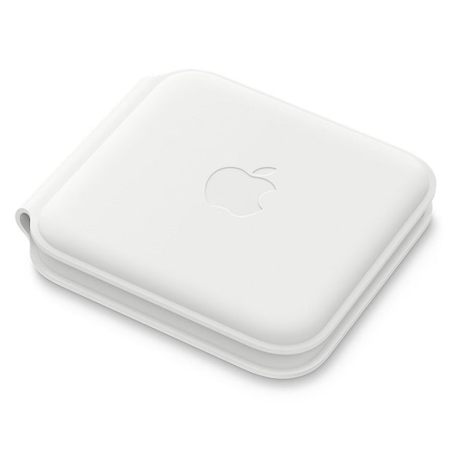 Двойно Безжично Зарядно Apple за iPhone и Watch, Magsafe Duo Charger, Бял (4)