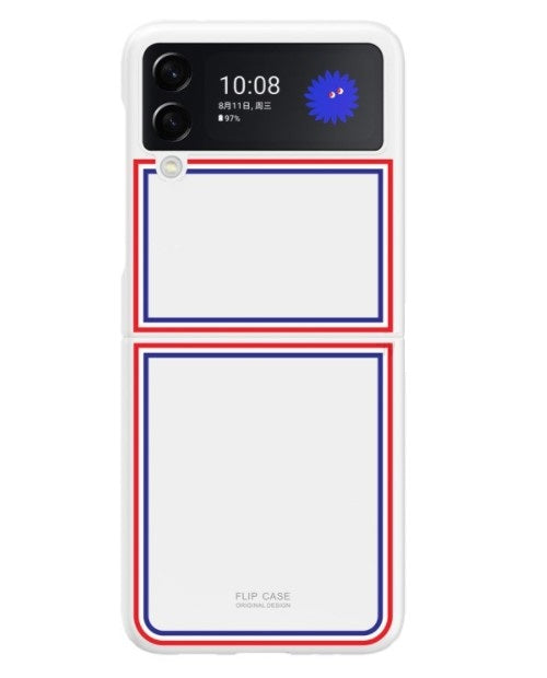 Матов Калъф за Samsung Galaxy Z Flip 3, GKK Thom Edition Case, Бял