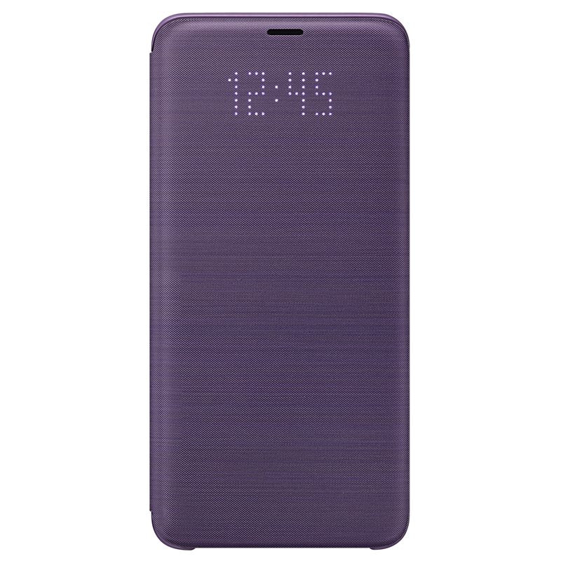 Оригинален Активен Калъф за Samsung S9 Led View Cover Book Case Ef-Ng960pve, Лилав